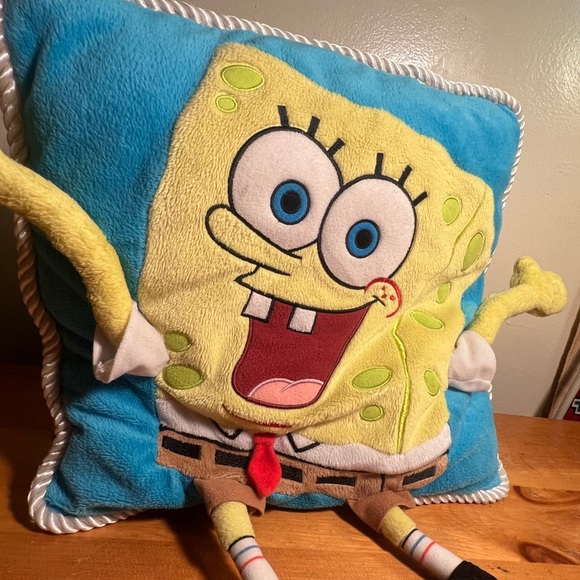 SpongeBob SquarePants Nickelodeon Pillow Cushion Cartoon Plush - Picture 2 of 6